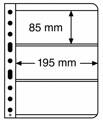Listy VARIO - 3 priehradky - priehľadné