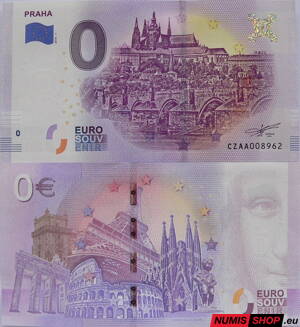 Česká republika - 0 euro souvenir - Praha