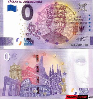 Česká republika - 0 euro souvenir - Václav IV. Lucemburský