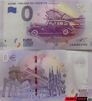Fínsko - 0 euro souvenir - DC-Yhdistys