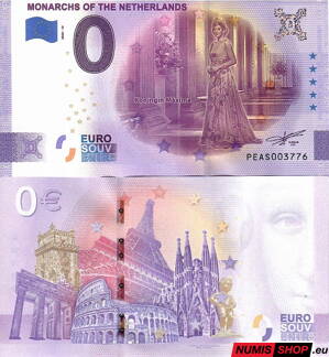 Holandsko - 0 euro souvenir - Monarchs of the Netherlads - Koningin Máxima