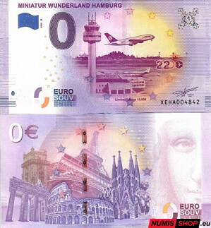 Nemecko - 0 euro souvenir - Miniatur Wunderland Hamburg - 2020-12