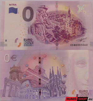 Slovensko - 0 euro souvenir - Nitra