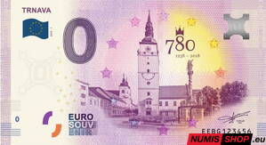 Slovensko - 0 euro souvenir - Trnava