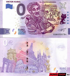 Slovensko - 0 euro souvenir - Viktor Kubal