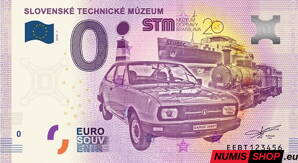 Slovensko - 0 euro souvenir - Slovenské technické múzeum