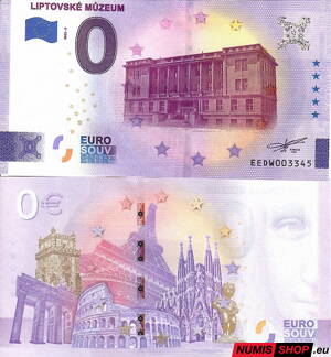 Slovensko - 0 euro souvenir - Liptovské múzeum