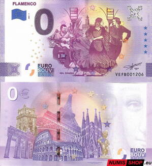 Španielsko - 0 euro souvenir - Flamenco 