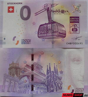 Švajčiarsko - 0 euro souvenir - Stockhorn