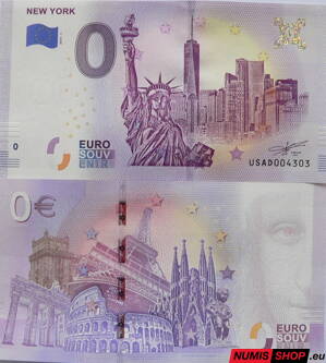 USA - 0 euro souvenir - New York