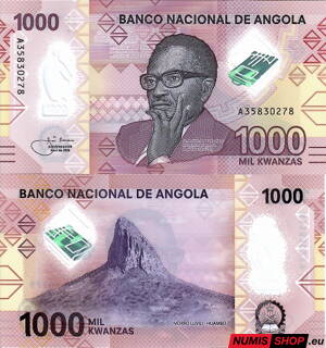 Angola - 1000 kwanzas - 2020 - polymer