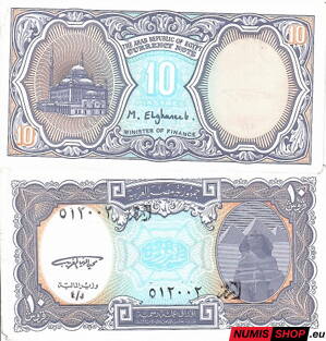 Egypt - 10 piastres - 1998-2002 - vzor 1940