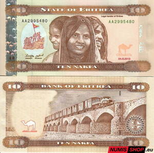 Eritrea - 10 nakfa - 2012