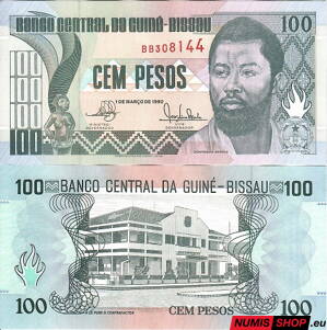 Guinea-Bissau - 100 pesos - 1990