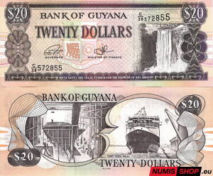 Guyana - 20 dollars - 1996 - 2018 - UNC