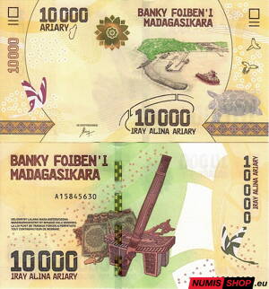 Madagaskar - 10 000 ariary - 2017 - UNC