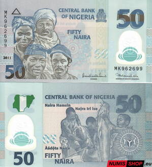 Nigéria - 50 naira - 2011 - polymer