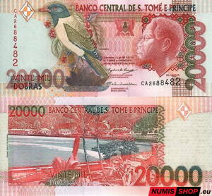 Svätý Tomáš a Princov ostrov - 20 000 dobras - 2004