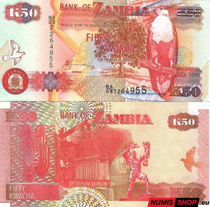 Zambia - 50 kwacha - 1983
