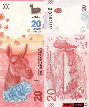 Argentína - 20 pesos - 2017 - UNC