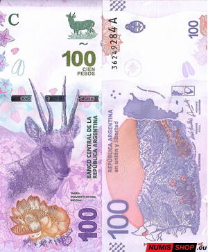 Argentína - 100 pesos - 2018 - UNC