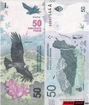 Argentína - 50 pesos - 2018 - UNC