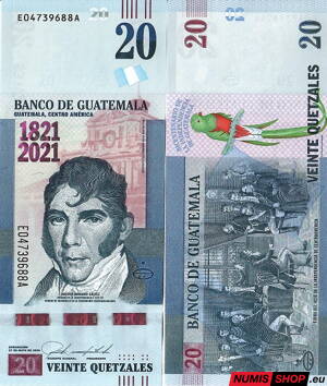 Guatemala - 20 quetzales - 2020 - UNC - commemorative