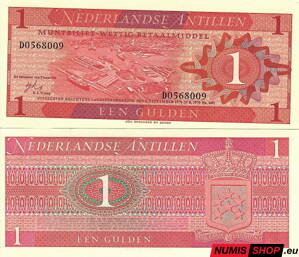Holandské antily - 1 gulden - 1970 - UNC