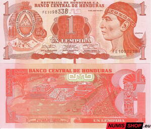 Honduras - 1 lempira - 2014 - UNC