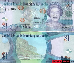Kajmanské ostrovy - 1 dollar  - 2018 - UNC