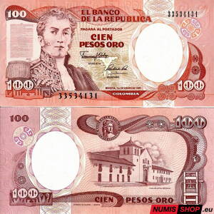 Kolumbia - 100 pesos - 1991 - UNC