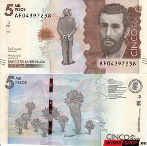 Kolumbia - 5000 pesos - 2018 - UNC