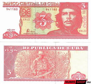 Kuba - 3 pesos - 2004 - UNC
