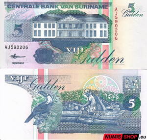 Surinam - 5 gulden - 1998 - UNC