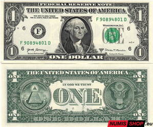USA - 1 dolár - 2017A - F - UNC