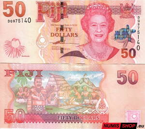 Fiji - 50 dollars - 2007 - UNC