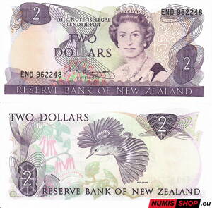 Nový Zéland - 2 dollars - 1981 - UNC