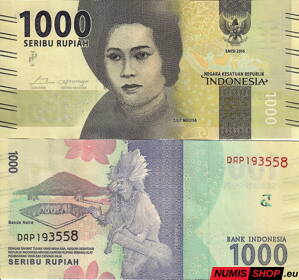 Indonézia - 1000 rupií - 2016 - UNC