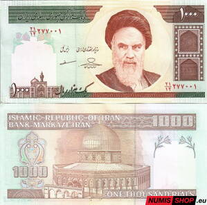 Irán - 1000 rialov 2014 - UNC