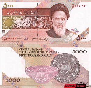Irán - 5000 rialov 2018 - UNC