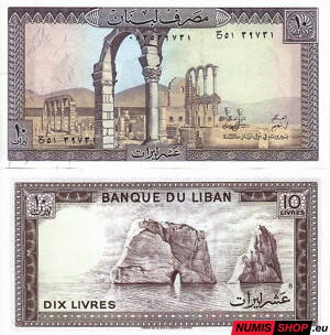 Libanon - 10 livres - 1986 - UNC
