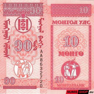 Mongolsko - 10 mongo - 1993 - UNC