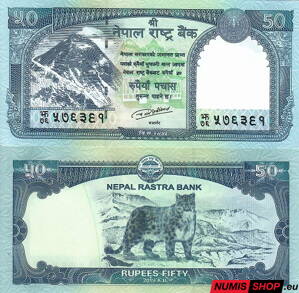 Nepál - 50 rupií - 2019 - UNC