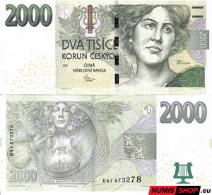 Česká republika - 2000 Kč - 2007