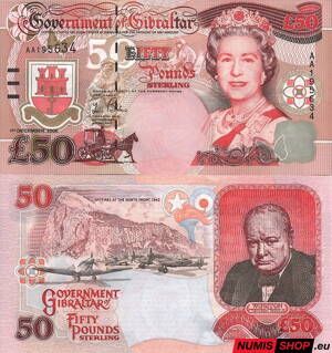 Gibraltar - 50 pounds - 2006 - UNC