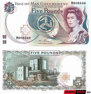 Isle of Man - 5 pounds - 2015 - UNC