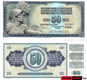 Juhoslávia - 50 dinara - 1978 - UNC