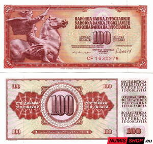 Juhoslávia - 100 dinara - 1981 - UNC