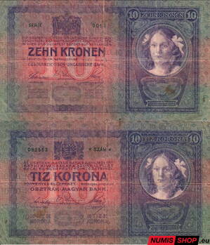 Rakúsko-Uhorsko - 10 korona - 1904 - stav F