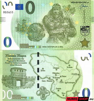 Slovensko - Memo euro - Kráľ Svätopluk - exkluzívna druhá strana